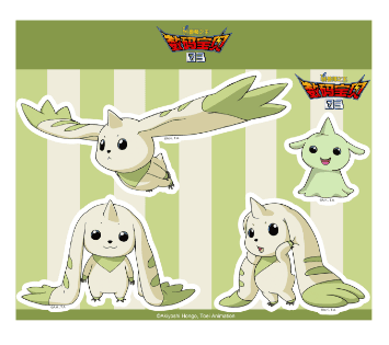 BADGE RIN (吧唧霖) 디지몬 테이머즈 BADGE RIN 테리어몬 스티커