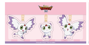 BADGE RIN (吧唧霖) 디지몬 테이머즈 BADGE RIN 쿠루몬 키링