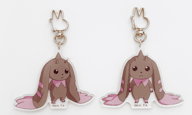 BADGE RIN (吧唧霖) 디지몬 테이머즈 BADGE RIN 로프몬 키링