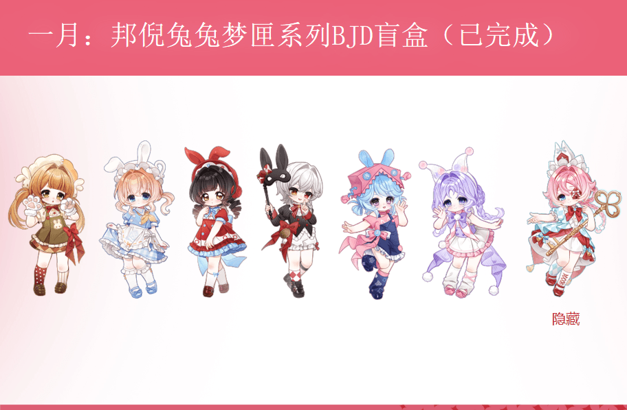 COME4FREE 보니 토끼토끼 드림 토이박스 BJD 블라인드박스