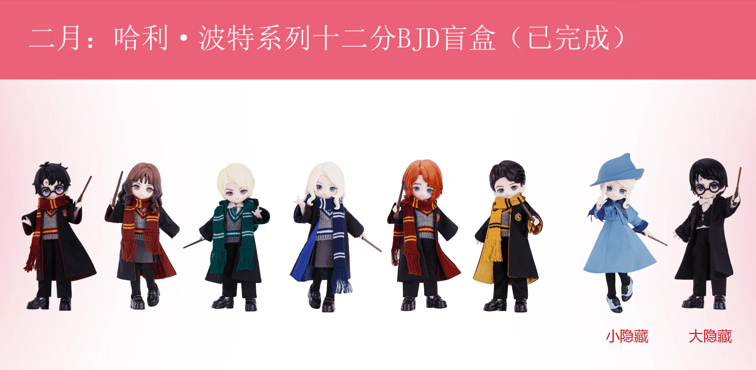COME4FREE 해리포터 1/12 BJD 블라인드박스