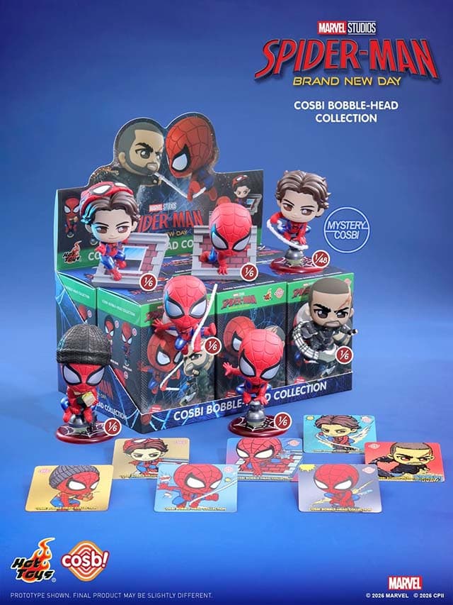 Hot Toys 스파이더맨: 브랜드 뉴 데이 COSBI 미니 피규어 블라인드박스 CBX362