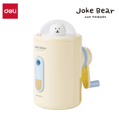 DELI 농담곰 ZCX138 연필깎이 베이지