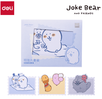 DELI 농담곰 ZCX602 시리즈 엽서 세트 혼합