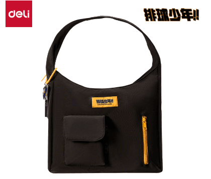 DELI 하이큐!! SN753 보조 가방 블랙