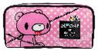 GLOOMY 글루미 グルーミー スクエアポーチクレイジードット ピンク