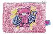 GLOOMY 글루미 グルーミー ラメフラットポーチ PINK