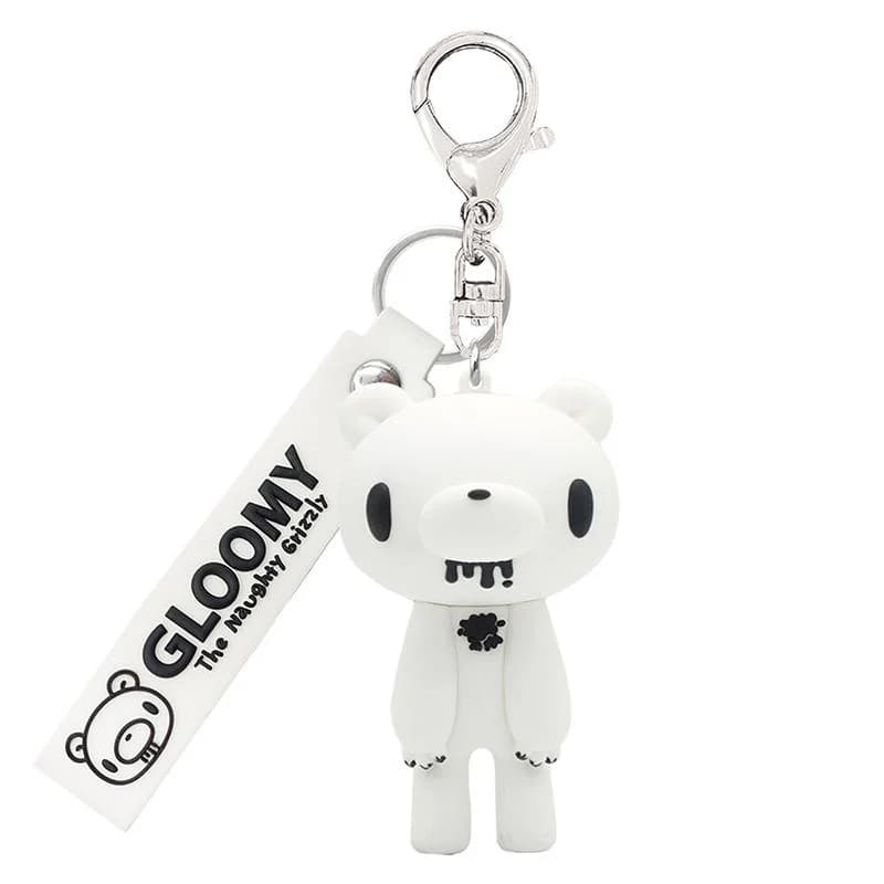 GLOOMY 글루미베어 PVC 피규어 키링 화이트