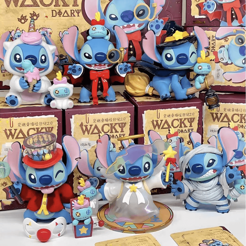 TOPTOY 디즈니 스티치's Wacky Diary 2.0 시리즈 피규어 블라인드박스