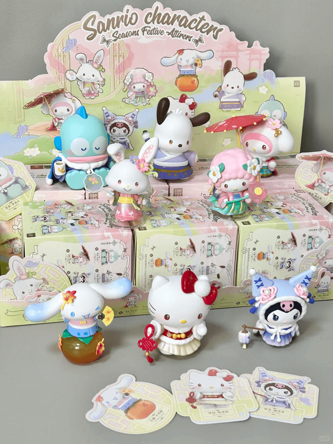 TOPTOY 산리오 캐릭터즈 Seasons Festive Attire 시리즈 피규어 블라인드박스