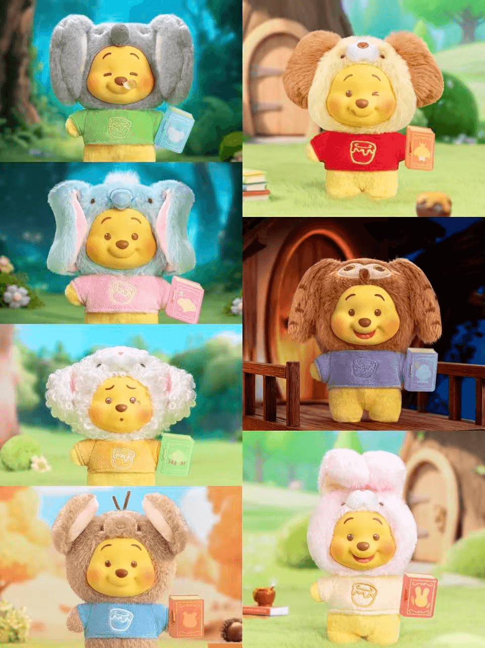 TOPTOY 디즈니 곰돌이 푸 Storybook 시리즈 바이닐 플러시 블라인드박스