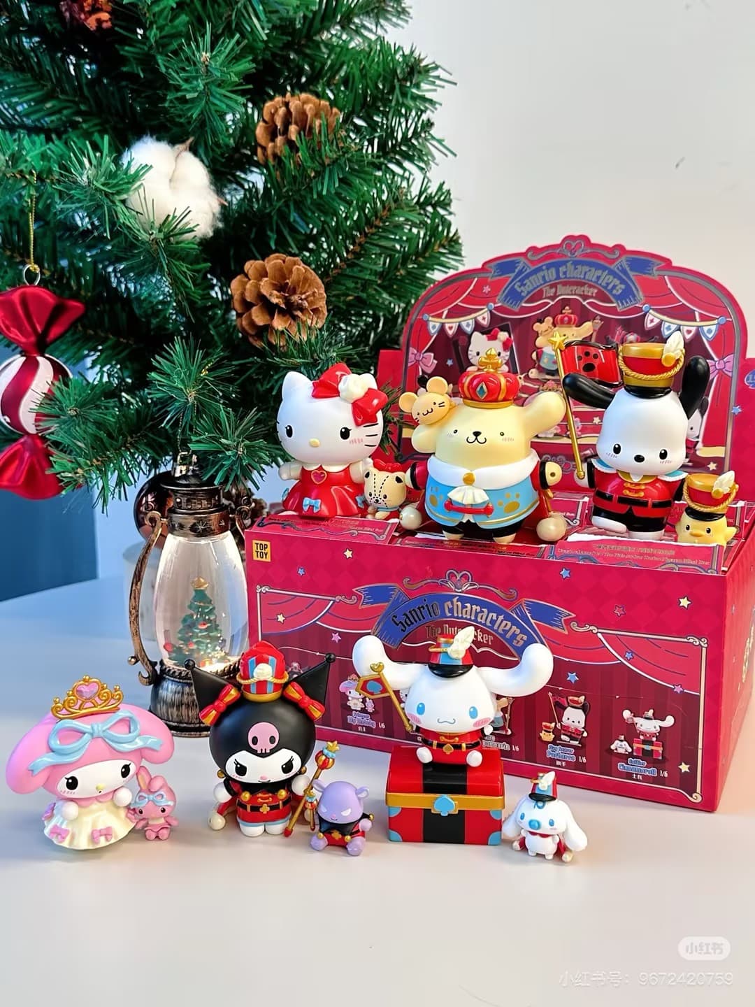 TOPTOY 산리오 캐릭터즈 The Nutcracker on Christmas Eve Figues 블라인드박스