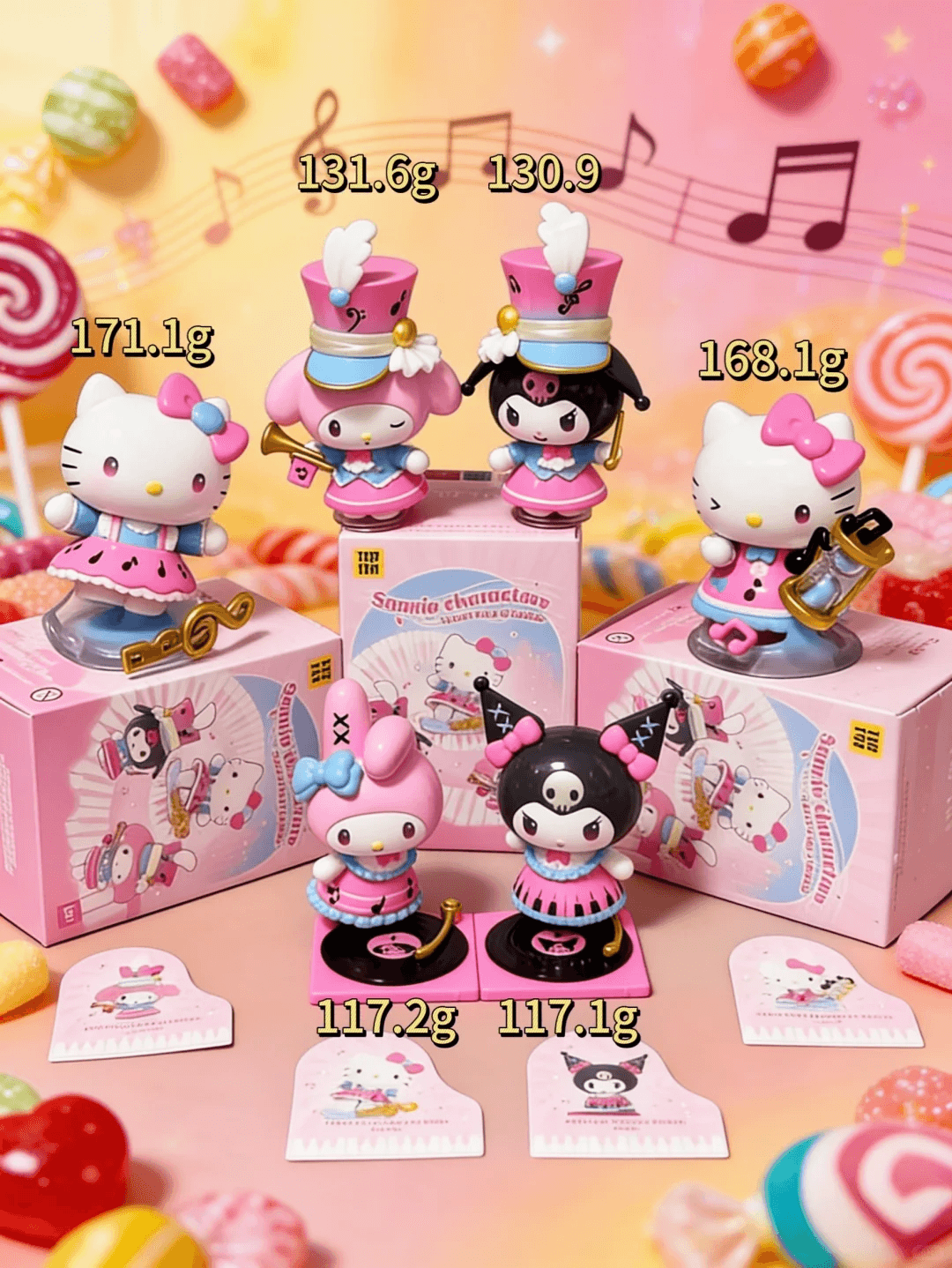 TOPTOY 산리오 캐릭터즈 Space Time Melodies 시리즈 피규어 블라인드박스