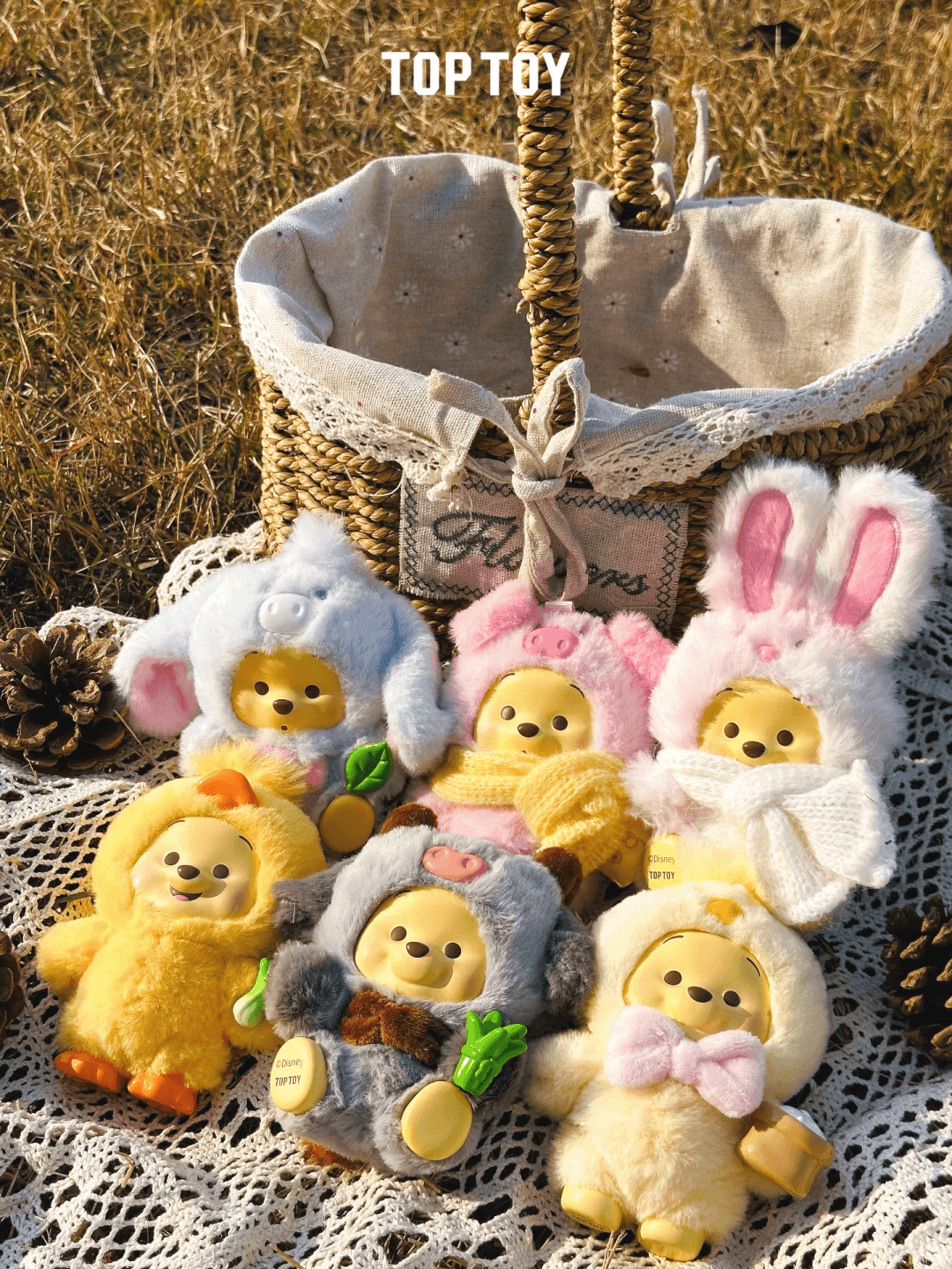 TOPTOY 디즈니 곰돌이 푸 Happy Farm 시리즈 피규어 블라인드박스