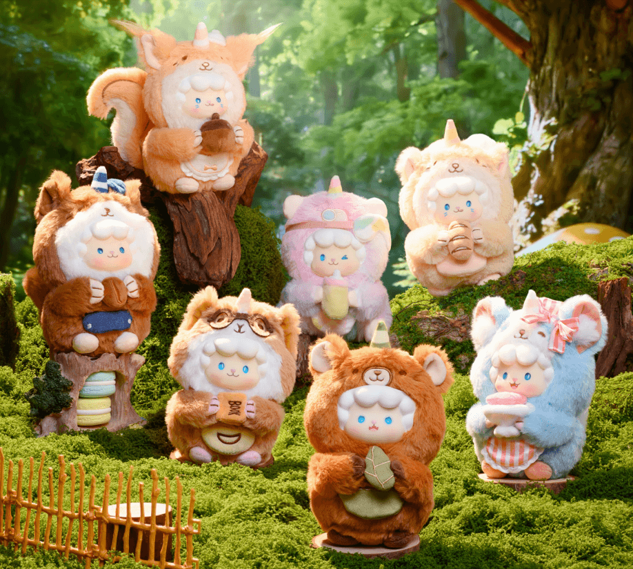 TOPTOY Gyun Rodent Friends 시리즈 바이닐 플러시 블라인드박스