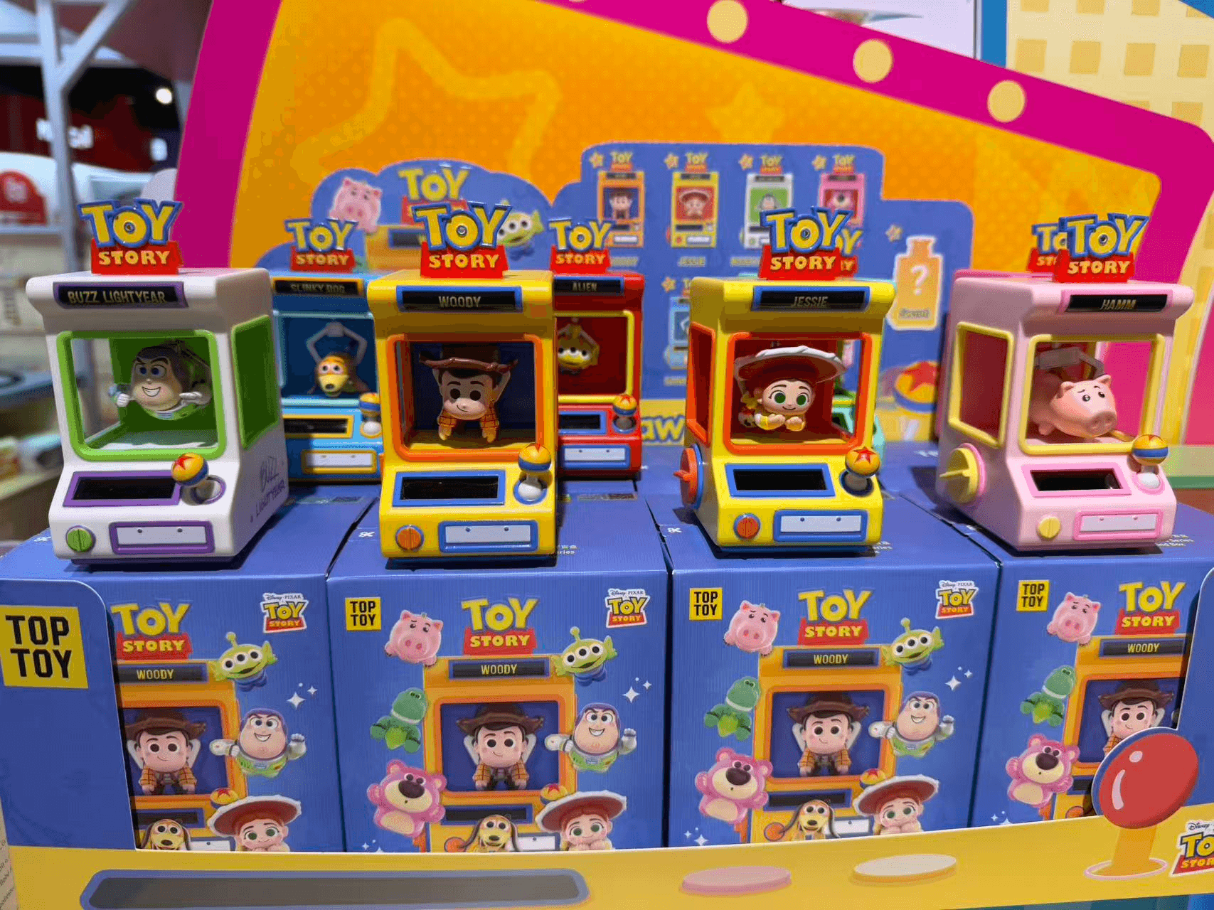 TOPTOY 디즈니 토이 스토리 Claw Machine 시리즈 Articulated 피규어 블라인드박스