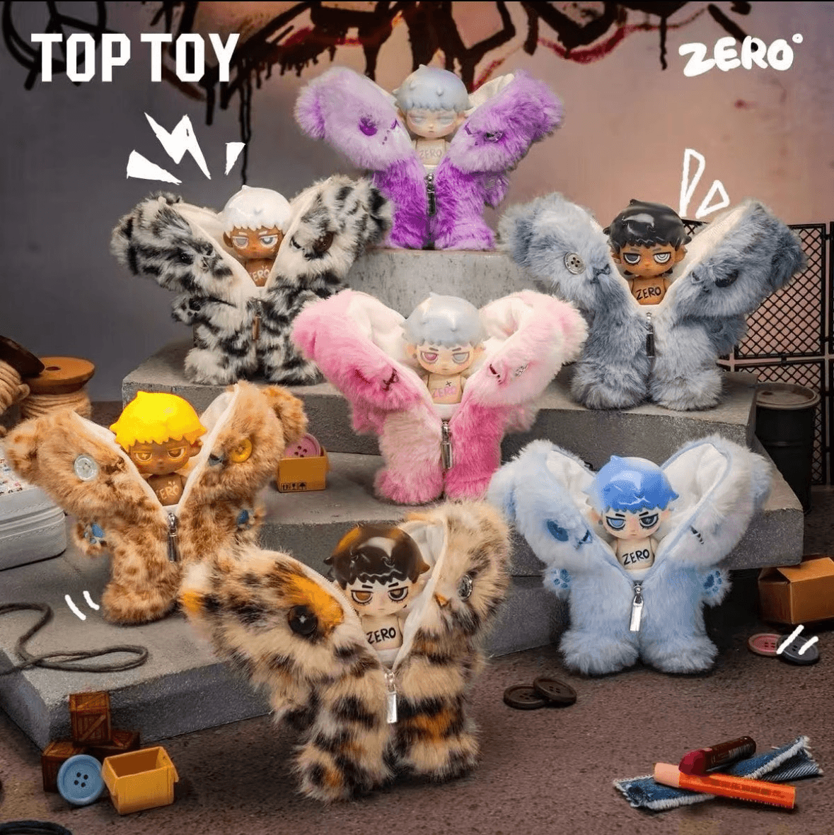 TOPTOY ZERO°Doll Paradise – Rhapsody 시리즈 플러시 참 블라인드박스