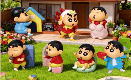 TOYCLUB 짱구는 못말려 말랑한 장난 일상 냉장고 자석 블라인드박스