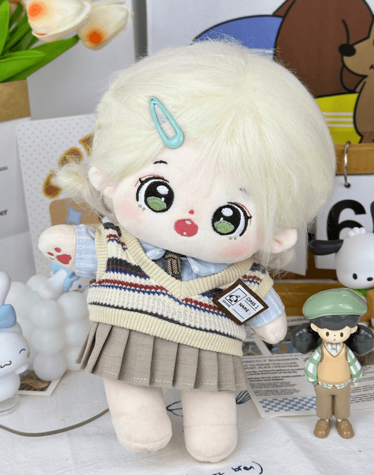 WADOLL 20cm 기본 코튼돌 차파오 무골격