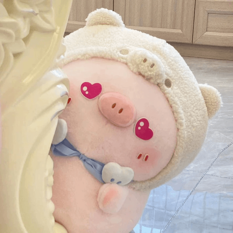 WADOLL 스위트 피기 튤립 쿠션