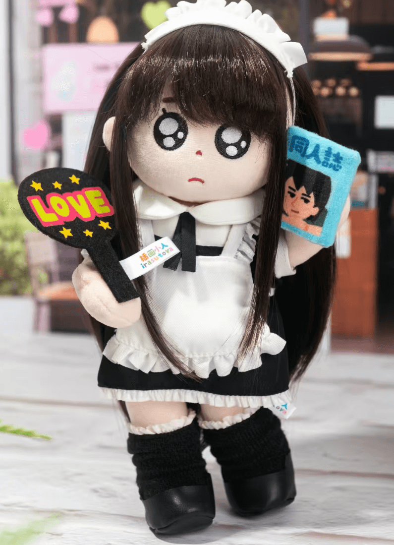 WADOLL 이라스토야 귀여운 메이드 25cm 의상 교체 가능 관절 손인형